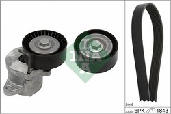 Set curea transmisie cu caneluri INA 529 0350 10