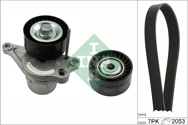 Set curea transmisie cu caneluri INA 529 0352 10