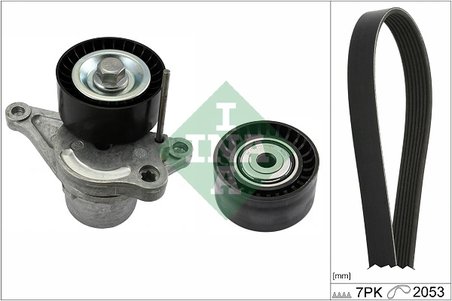 Set curea transmisie cu caneluri INA 529 0352 10