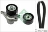 Set curea transmisie cu caneluri INA 529 0352 10