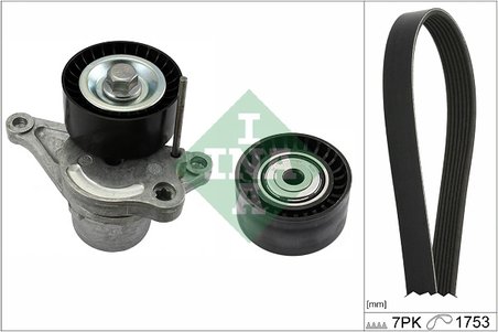 Set curea transmisie cu caneluri INA 529 0354 10