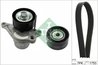 Set curea transmisie cu caneluri INA 529 0354 10