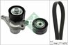 SET CUREA TRANSMISIE CU CANELURI INA 529 0355 10 - Compatibil cu NISSAN, OPEL, RENAULT, VAUXHALL