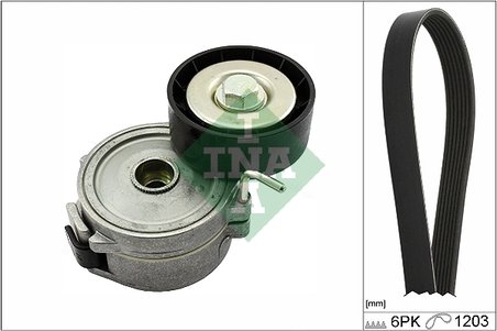 SET CUREA TRANSMISIE CU CANELURI INA 529 0357 10 - Compatibil cu CITROEN, FIAT, LANCIA, LAND ROVER, PEUGEOT