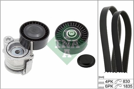 Set curea transmisie cu caneluri INA 529 0359 10