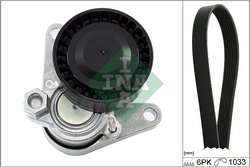 Set curea transmisie cu caneluri INA 529 0367 10