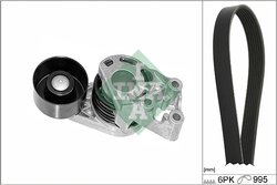 Set curea transmisie cu caneluri INA 529 0378 10