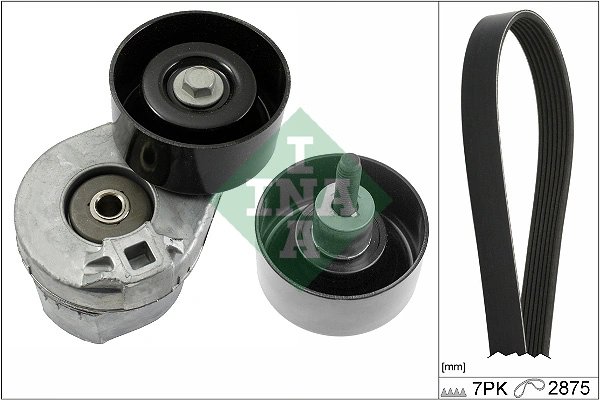 Set curea transmisie cu caneluri INA 529 0390 10