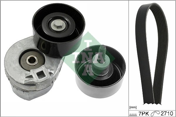 Set curea transmisie cu caneluri INA 529 0389 10