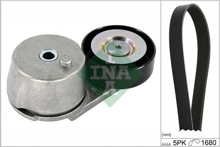 SET CUREA TRANSMISIE CU CANELURI INA 529 0409 10 - Compatibil cu OPEL, VAUXHALL