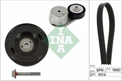SET CUREA TRANSMISIE CU CANELURI INA 529 0409 20 - Compatibil cu OPEL, VAUXHALL