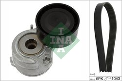 Set curea transmisie cu caneluri INA 529 0419 10