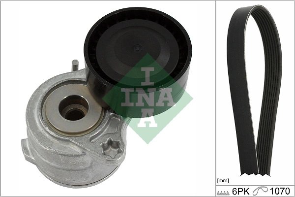 Set curea transmisie cu caneluri INA 529 0420 10