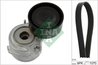 Set curea transmisie cu caneluri INA 529 0420 10