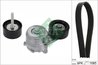 SET CUREA TRANSMISIE CU CANELURI INA 529 0421 10 - Compatibil cu OPEL, VAUXHALL