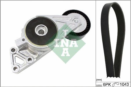 SET CUREA TRANSMISIE CU CANELURI INA 529 0429 10 - Compatibil cu AUDI, SEAT, SKODA, VW