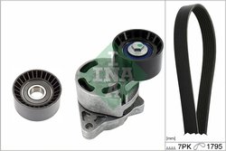 Set curea transmisie cu caneluri INA 529 0434 10