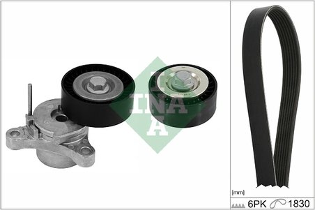 Set curea transmisie cu caneluri INA 529 0448 10