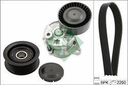 Set curea transmisie cu caneluri INA 529 0450 10