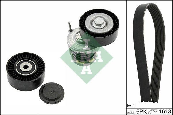 Set curea transmisie cu caneluri INA 529 0467 10