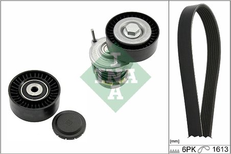 Set curea transmisie cu caneluri INA 529 0467 10