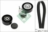 Set curea transmisie cu caneluri INA 529 0467 10
