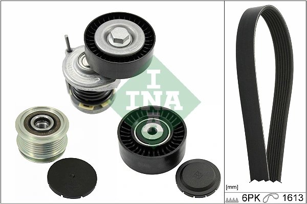 Set curea transmisie cu caneluri INA 529 0467 20