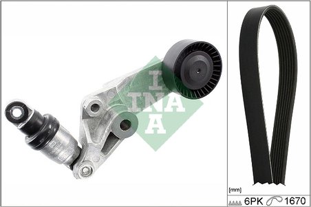 Set curea transmisie cu caneluri INA 529 0474 10