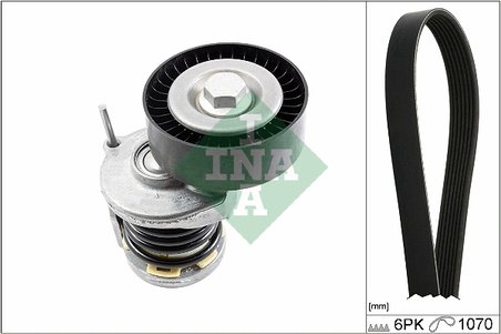 Set curea transmisie cu caneluri INA 529 0475 10