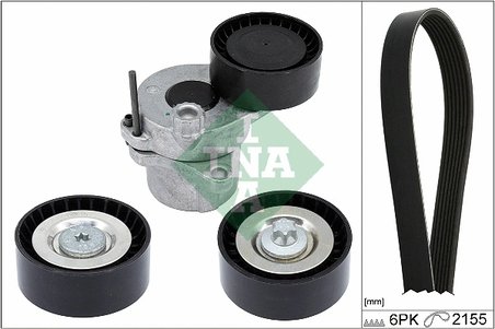 Set curea transmisie cu caneluri INA 529 0479 10