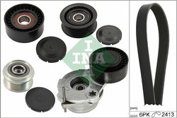 Set curea transmisie cu caneluri INA 529 0484 20
