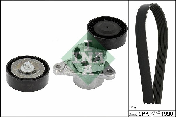 SET CUREA TRANSMISIE CU CANELURI INA 529 0487 10 - Compatibil cu MERCEDES-BENZ
