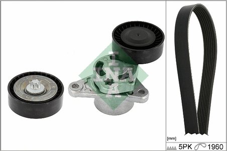 SET CUREA TRANSMISIE CU CANELURI INA 529 0487 10 - Compatibil cu MERCEDES-BENZ