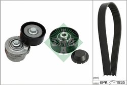 Set curea transmisie cu caneluri INA 529 0498 10