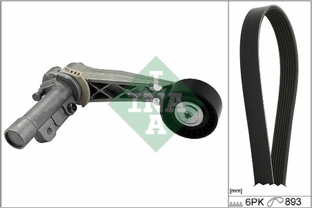 SET CUREA TRANSMISIE CU CANELURI INA 529 0503 10 - Compatibil cu CITROEN, DS, MINI, OPEL, PEUGEOT