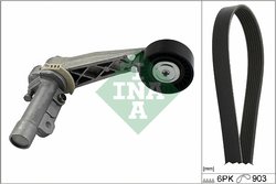 Set curea transmisie cu caneluri INA 529 0504 10