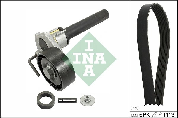 SET CUREA TRANSMISIE CU CANELURI INA 529 0514 10 - Compatibil cu AUDI, SEAT, SKODA, VW