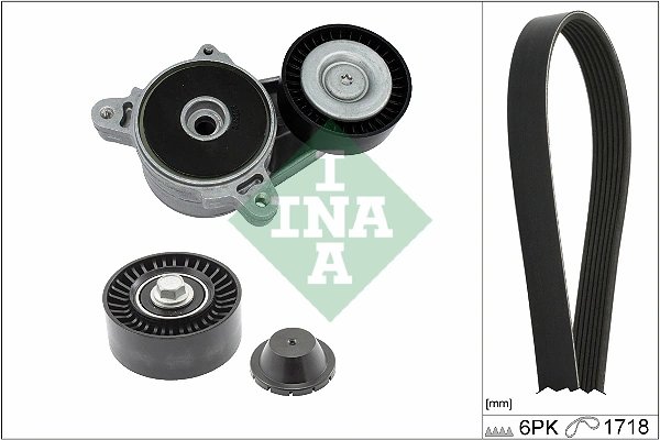 Set curea transmisie cu caneluri INA 529 0515 10