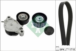 Set curea transmisie cu caneluri INA 529 0516 10