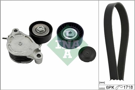 Set curea transmisie cu caneluri INA 529 0516 10