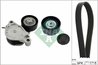 Set curea transmisie cu caneluri INA 529 0516 10