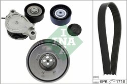 Set curea transmisie cu caneluri INA 529 0516 20