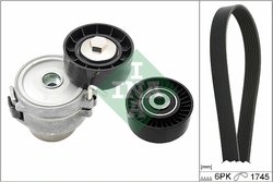 Set curea transmisie cu caneluri INA 529 0518 10