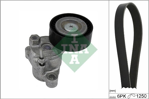 SET CUREA TRANSMISIE CU CANELURI INA 529 0524 10 - Compatibil cu FORD, FORD AUSTRALIA