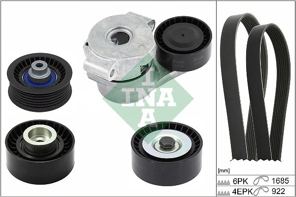 Set curea transmisie cu caneluri INA 529 0526 10