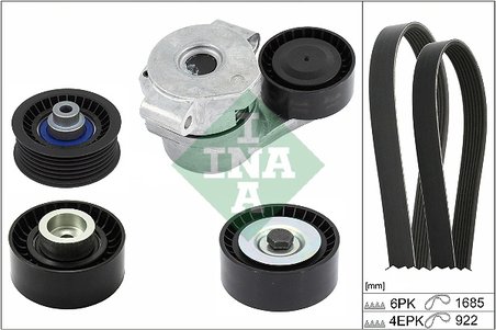 Set curea transmisie cu caneluri INA 529 0526 10