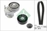 SET CUREA TRANSMISIE CU CANELURI INA 529 0534 10 - Compatibil cu AUDI, SEAT, SKODA, VW