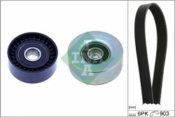 Set curea transmisie cu caneluri INA 529 0531 10