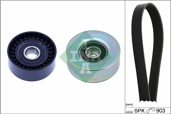 SET CUREA TRANSMISIE CU CANELURI INA 529 0531 10 - Compatibil cu CITROEN, CITROEN (DF-PSA), DS, DS (CAPSA), MINI, PEUGEOT, PEUGE