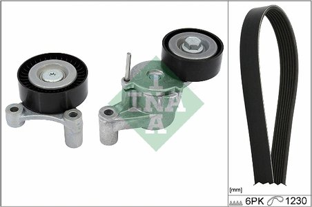 SET CUREA TRANSMISIE CU CANELURI INA 529 0548 10 - Compatibil cu POLESTAR, VOLVO